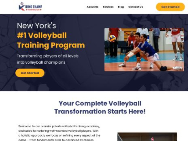 kimochampvolleyballclub.com